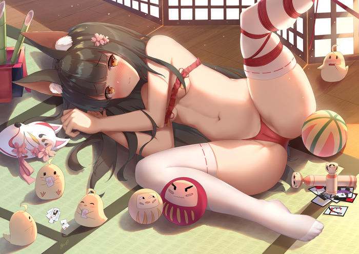 【二次】猫耳、狐耳などが生えたケモミミっ娘たちのエロ画像 Part５８