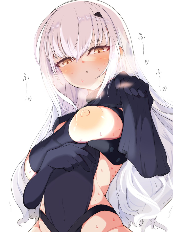 【二次】白髪、銀髪の女の子のエロ画像 Part４８