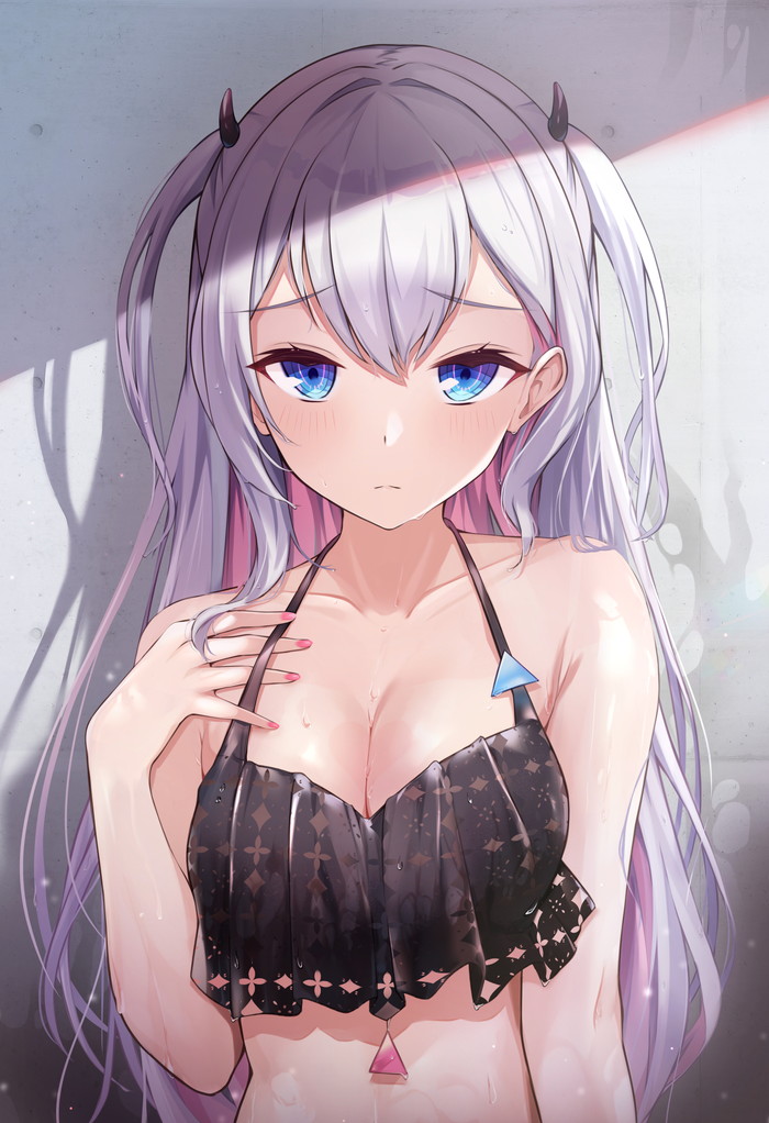 【二次】白髪、銀髪の女の子のエロ画像 Part４８
