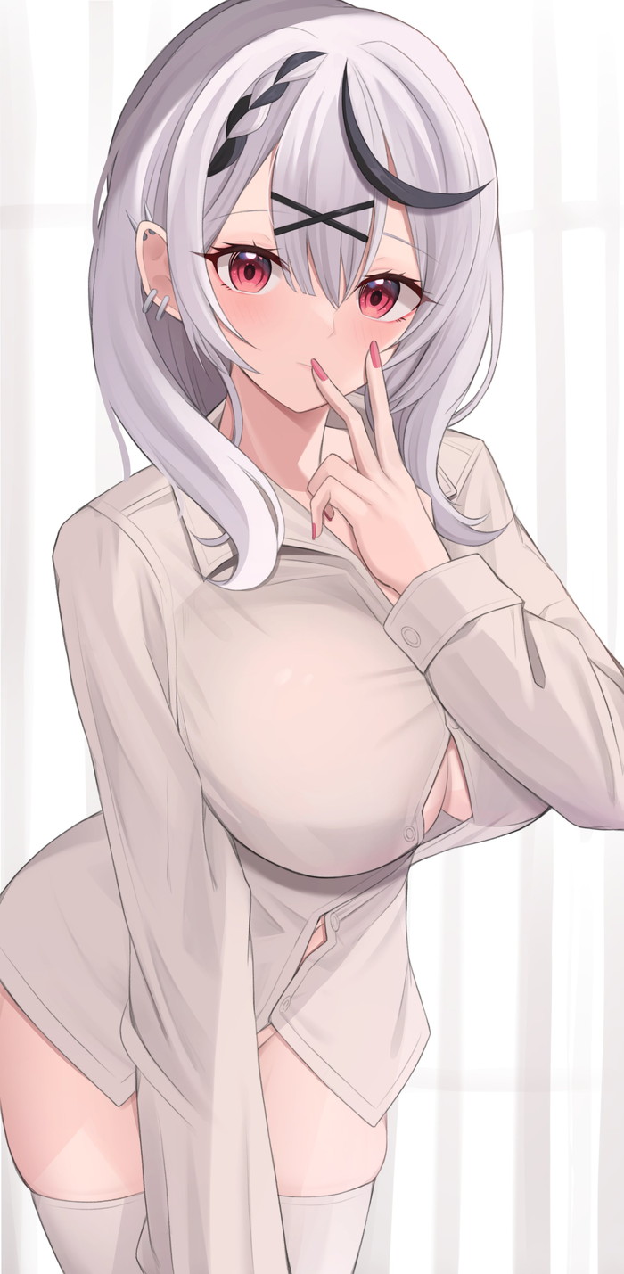 【二次】白髪、銀髪の女の子のエロ画像 Part４８