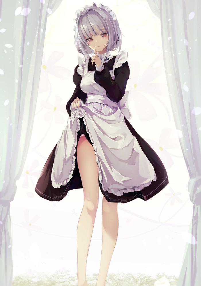 【二次】白髪、銀髪の女の子のエロ画像 Part４８