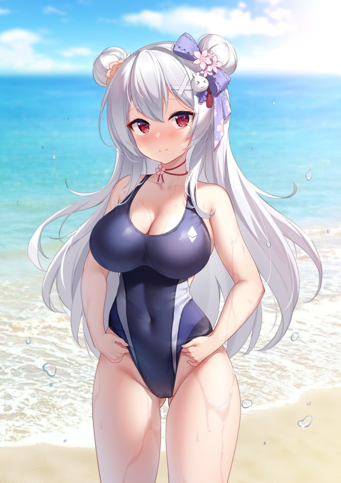 【二次】白髪、銀髪の女の子のエロ画像 Part４８