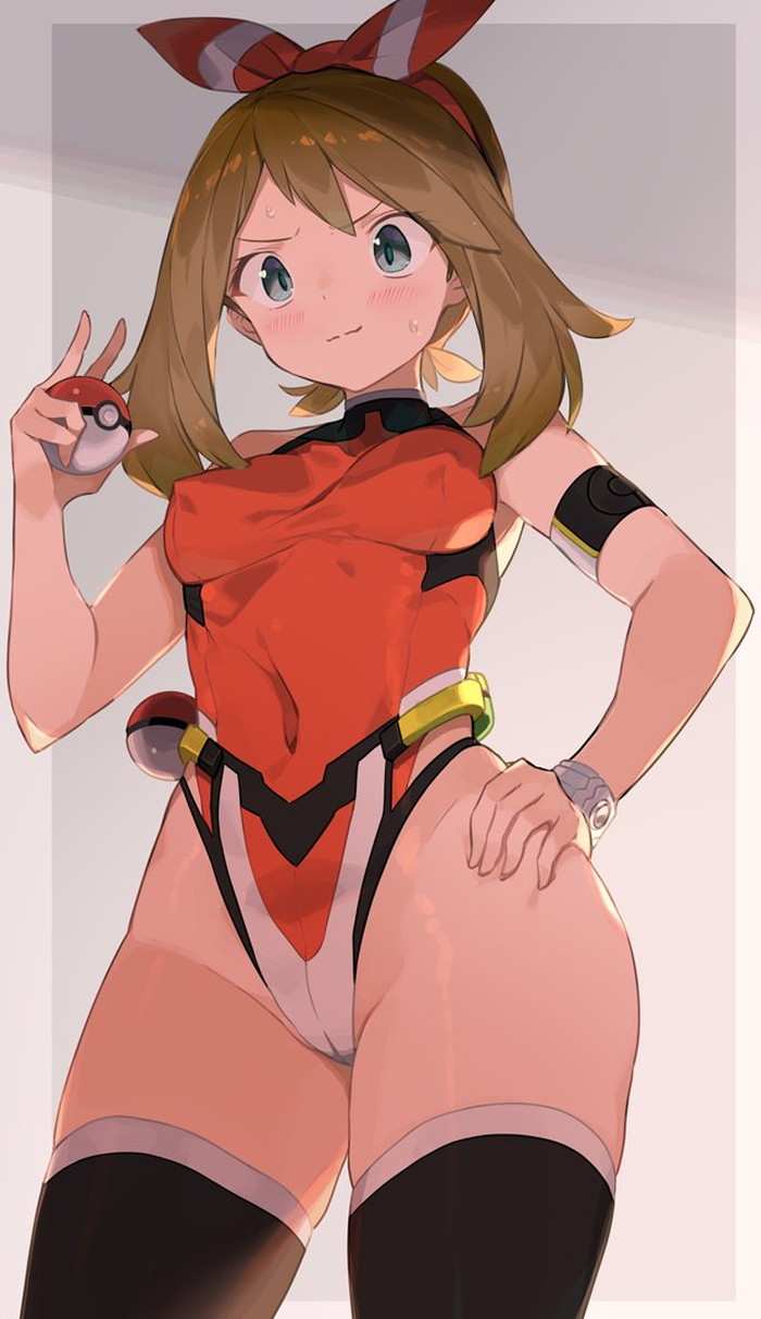 陰部ギリギリのラインがそそる鼠径部の二次エロ画像 Part２８