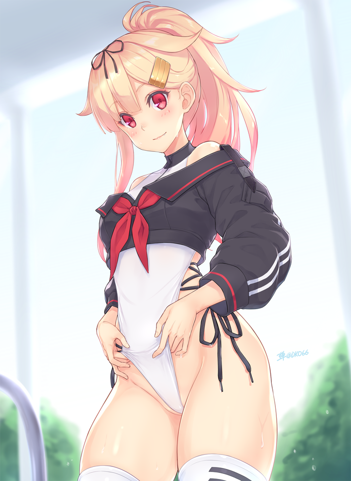 陰部ギリギリのラインがそそる鼠径部の二次エロ画像 Part２８