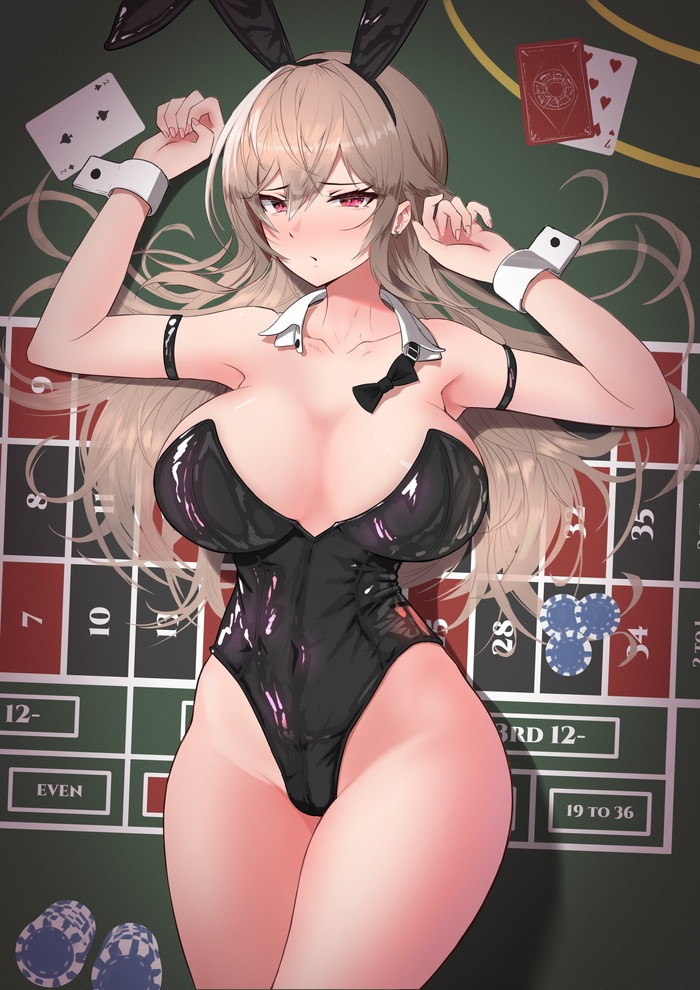 【二次】テカテカな金ビキニやエナメル素材コスチュームのエロ画像Part１
