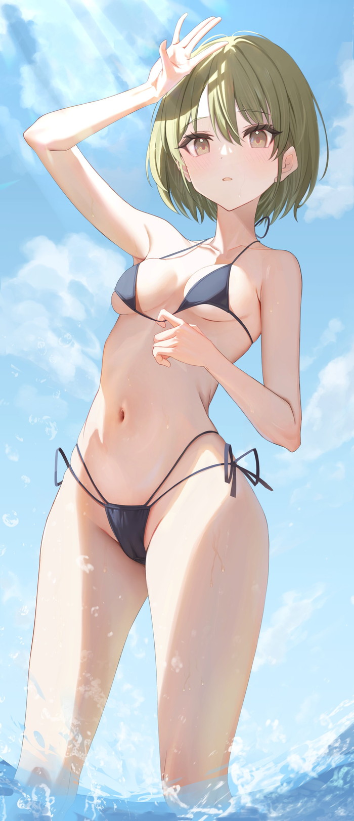 【二次】スタイル抜群なスレンダー体型の女の子のエロ画像 Part１６