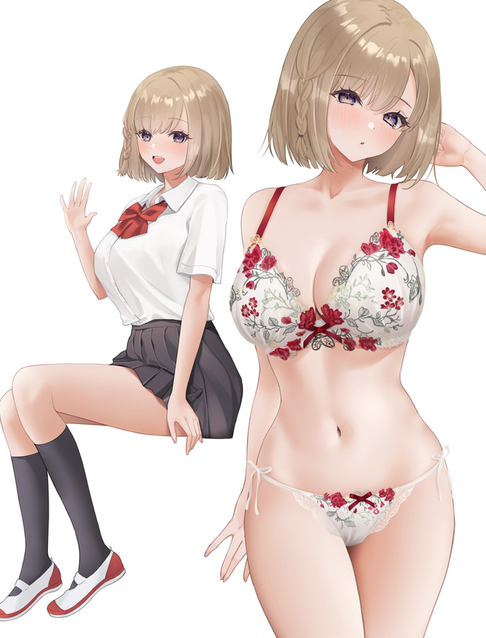 【二次】スタイル抜群なスレンダー体型の女の子のエロ画像 Part１６