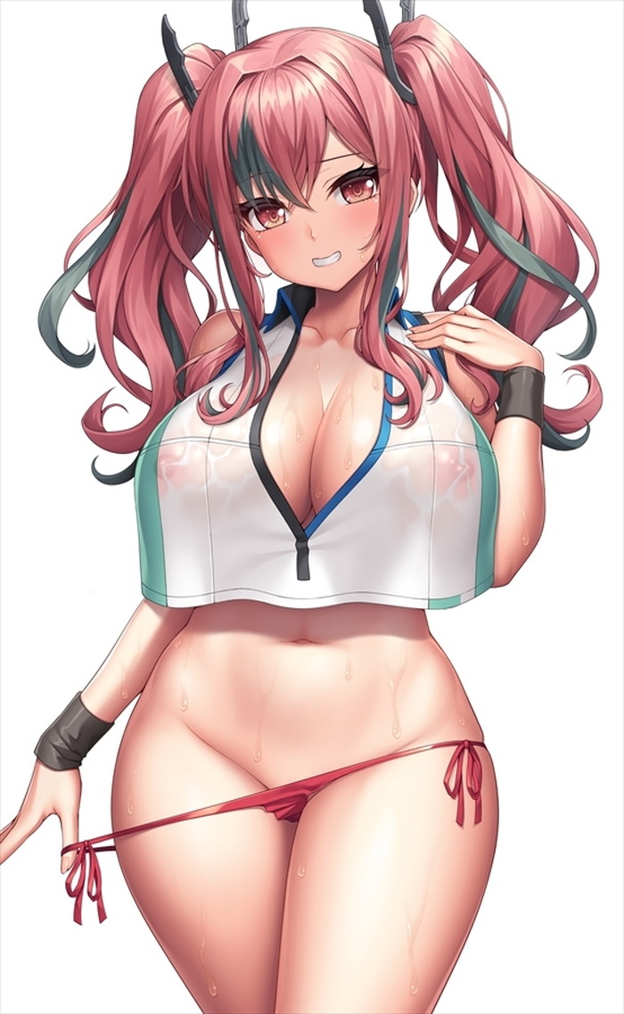 【二次】透け乳首やポッチがエロいノーブラ画像 Part１５