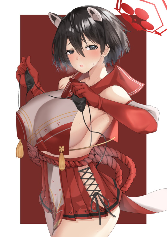 【二次】透け乳首やポッチがエロいノーブラ画像 Part１５