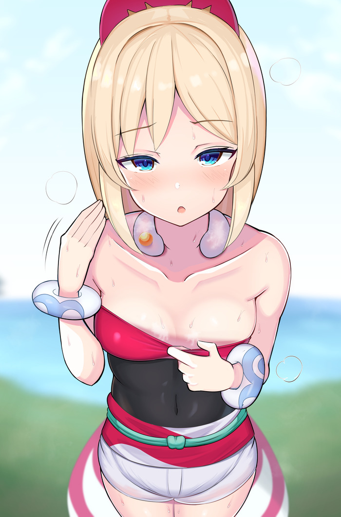 【二次】透け乳首やポッチがエロいノーブラ画像 Part１５