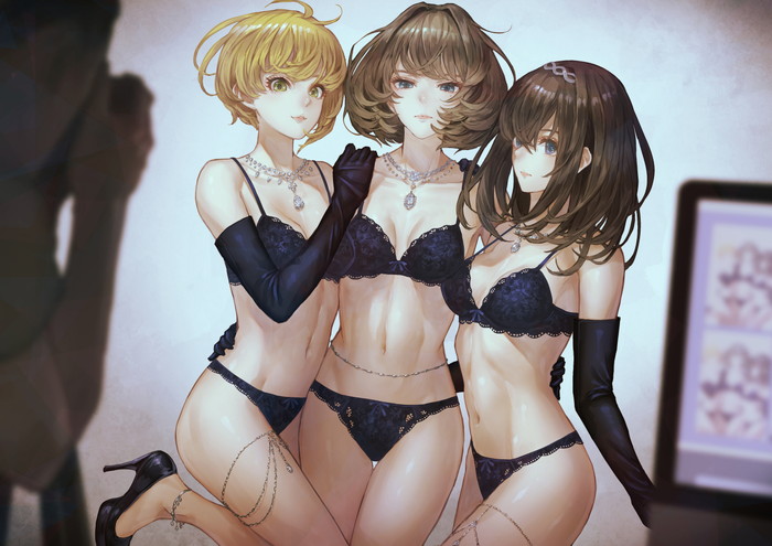 【二次】下着姿の女の子たちのエロ画像 Part２７