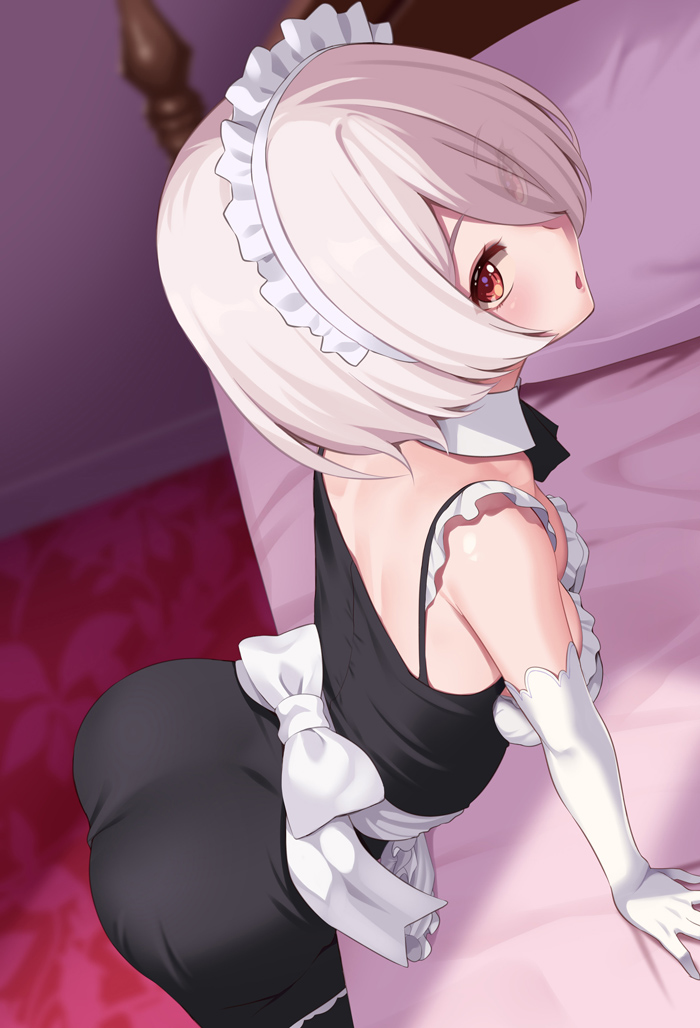 【二次】前かがみポーズで胸とお尻を強調してる女の子のエロ画像 Part４４