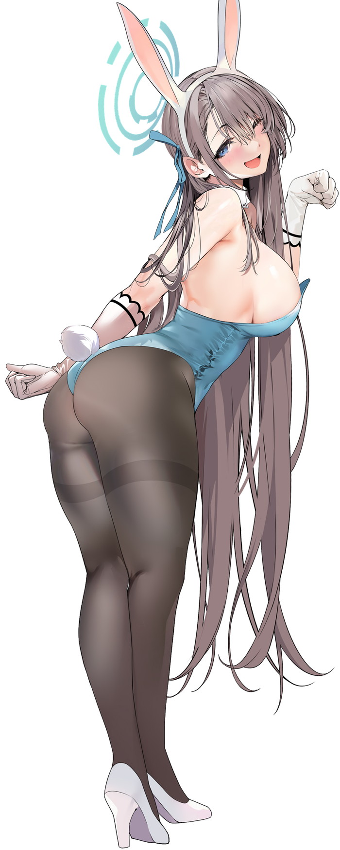 【二次】前かがみポーズで胸とお尻を強調してる女の子のエロ画像 Part４４