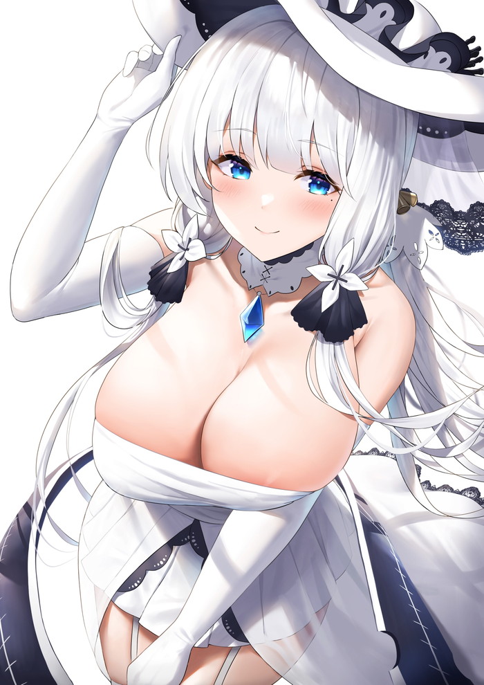 【二次】前かがみポーズで胸とお尻を強調してる女の子のエロ画像 Part４４