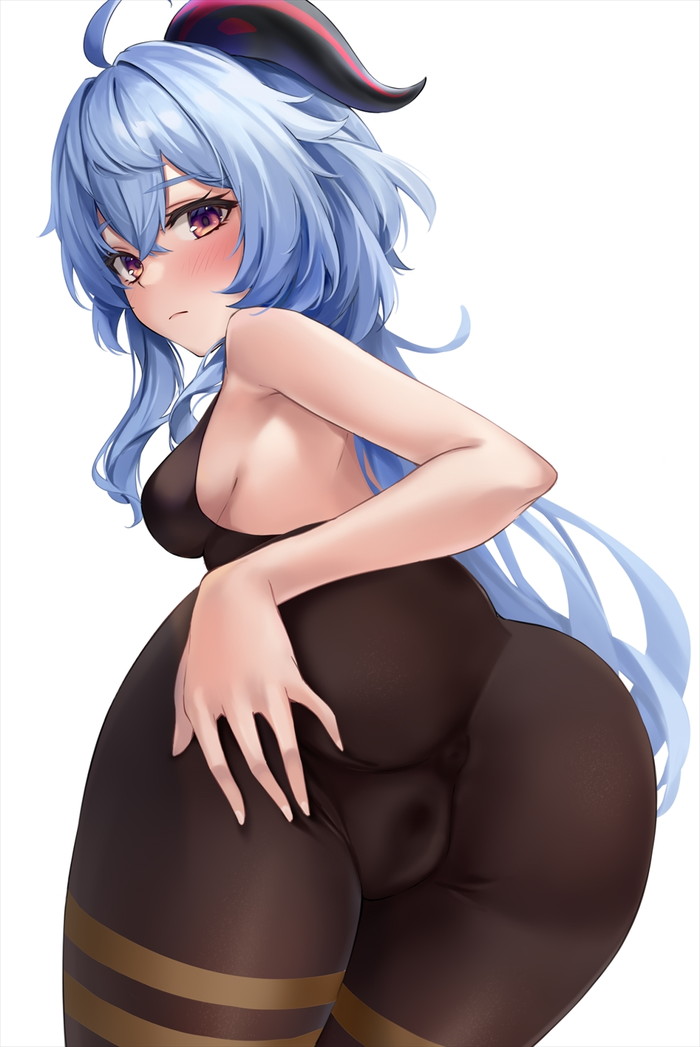 【二次】前かがみポーズで胸とお尻を強調してる女の子のエロ画像 Part４４