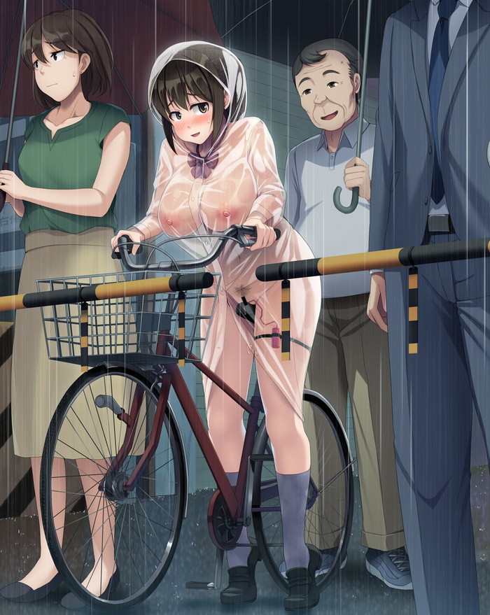 【二次】外で露出プレイをしている女の子のエロ画像 Part２１