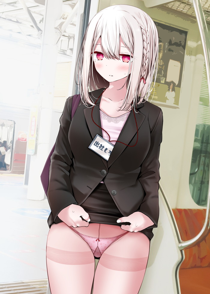【二次】外で露出プレイをしている女の子のエロ画像 Part２１