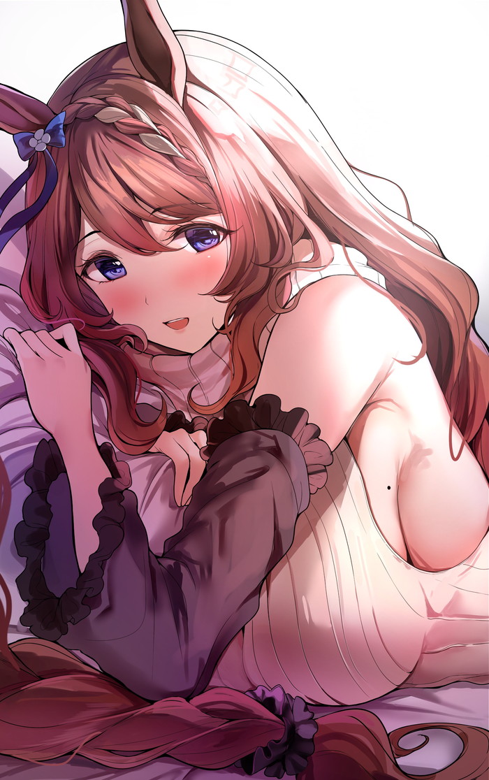 【二次】セーター、リブニットを着た女の子のエロ画像 Part１２
