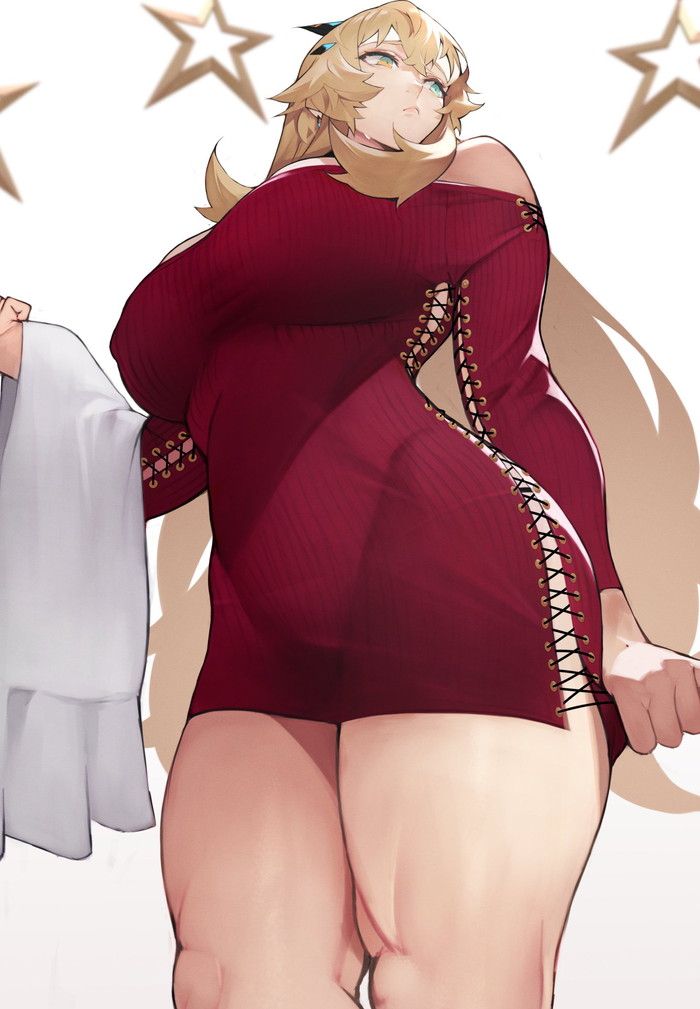 【二次】セーター、リブニットを着た女の子のエロ画像 Part１２