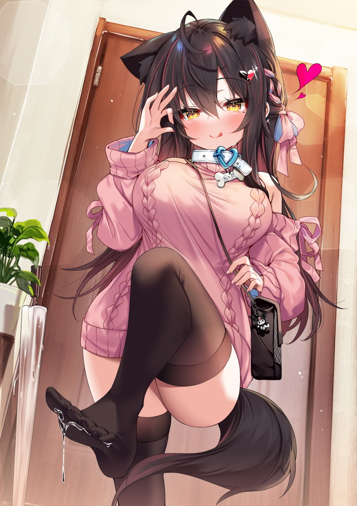 【二次】セーター、リブニットを着た女の子のエロ画像 Part１２