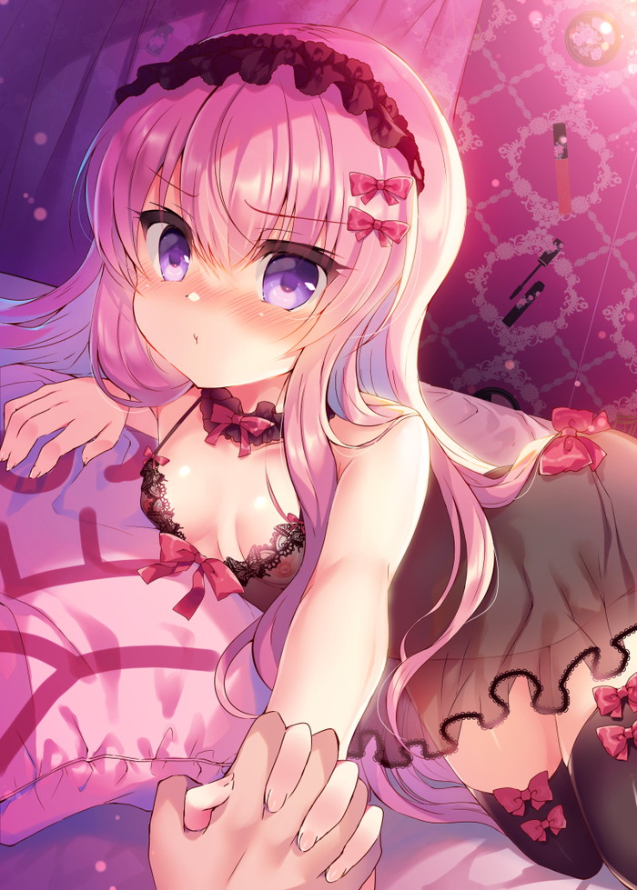 【二次】ピンク色の髪の女の子のエロ画像 Part３７