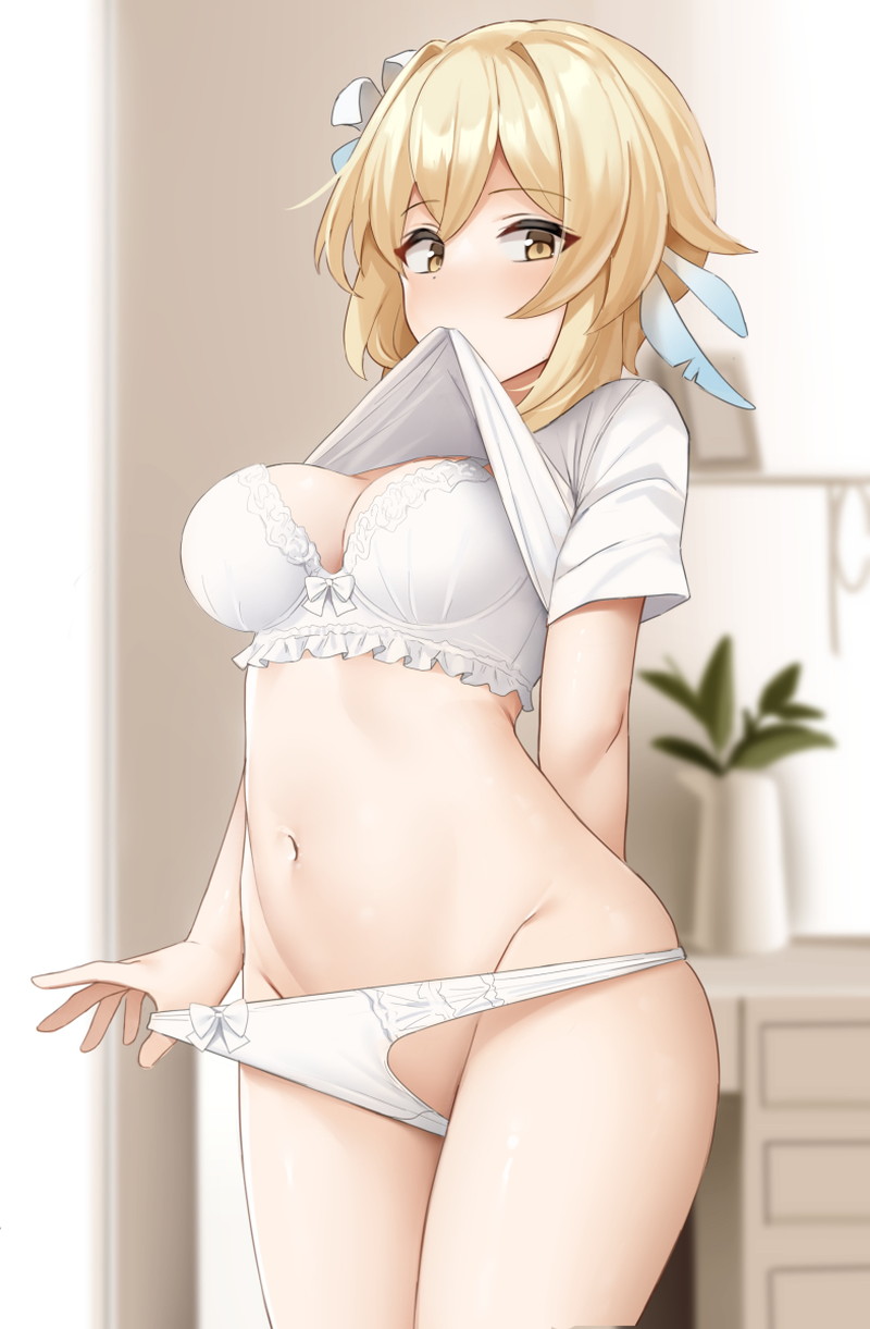 【二次】エッチで可愛いブラジャーを付けた女の子のエロ画像 Part４３