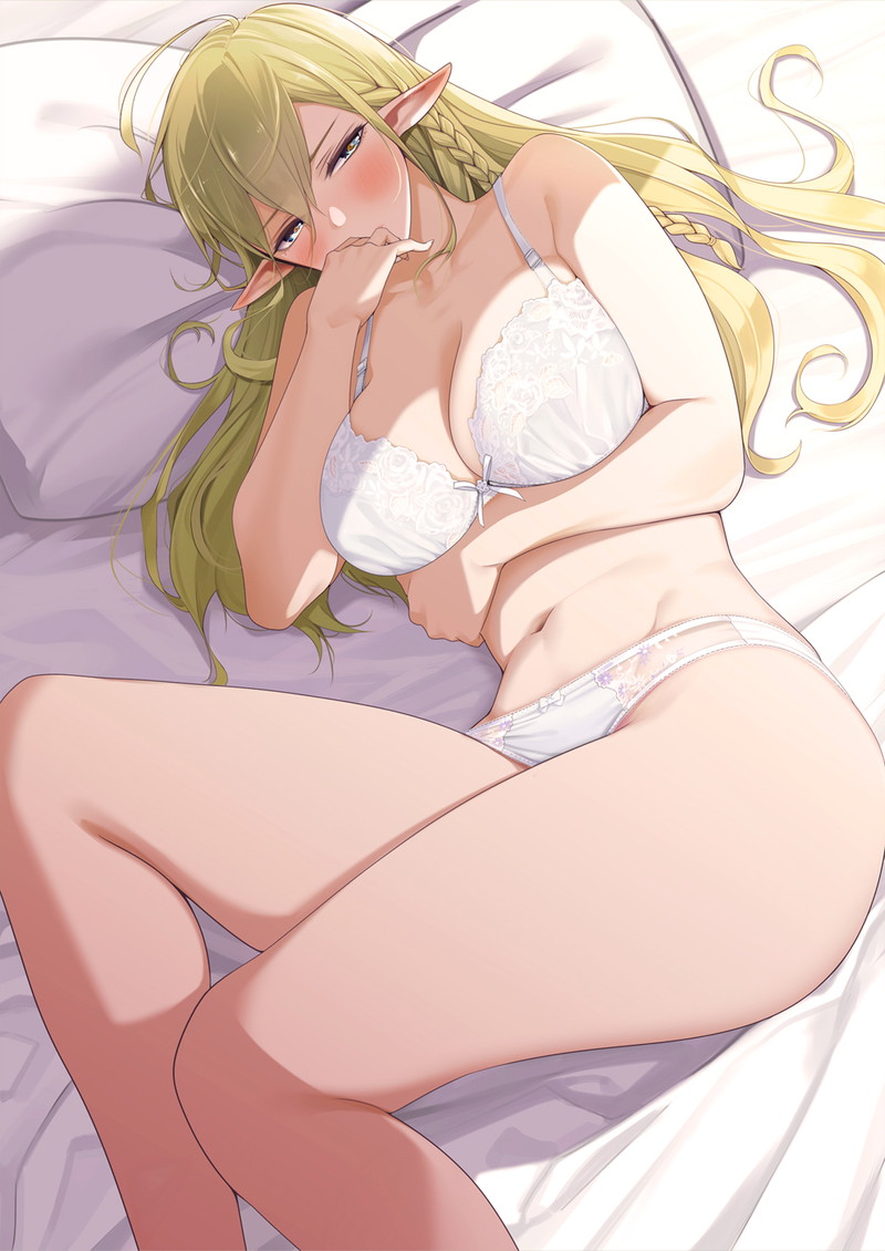 【二次】エッチで可愛いブラジャーを付けた女の子のエロ画像 Part４３