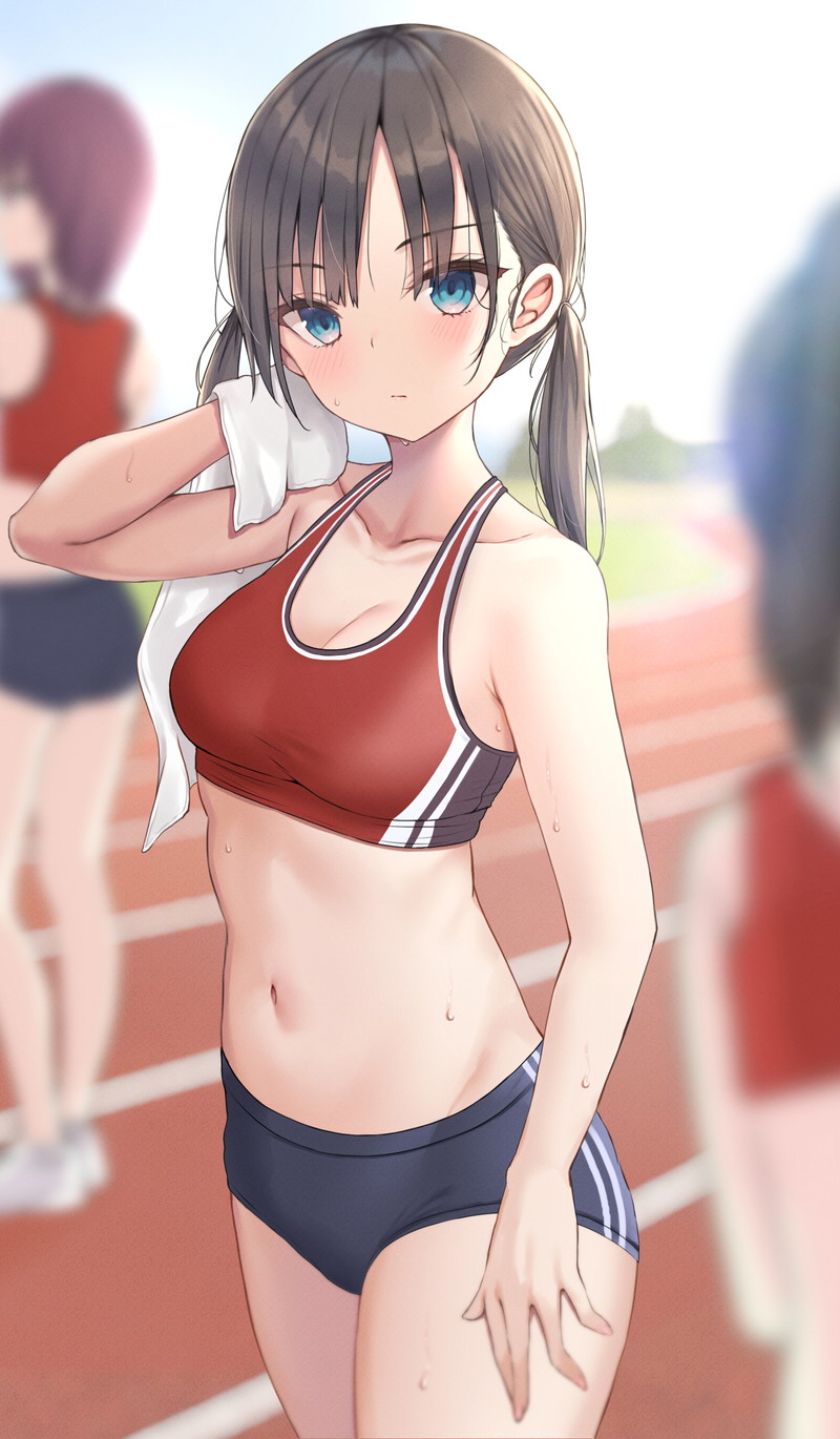 【二次】運動用のスポーツウェアを着た女の子のエロ画像 Part１５