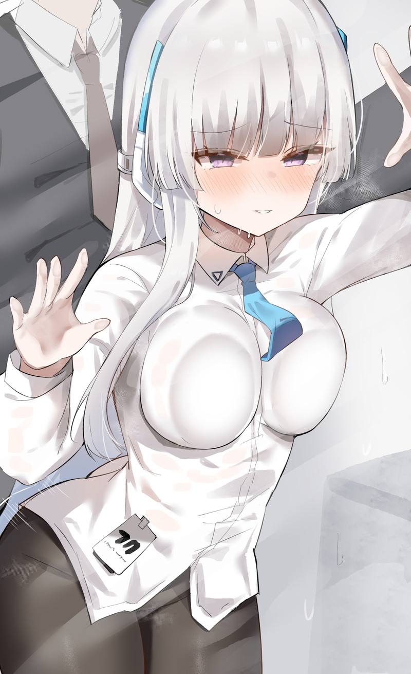 【二次】ガラスにおっぱいを押し付けたりしてるエロ画像 Part１