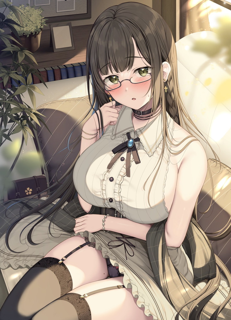 【二次】ガーターベルトを履いた女の子のエロ画像 Part２５
