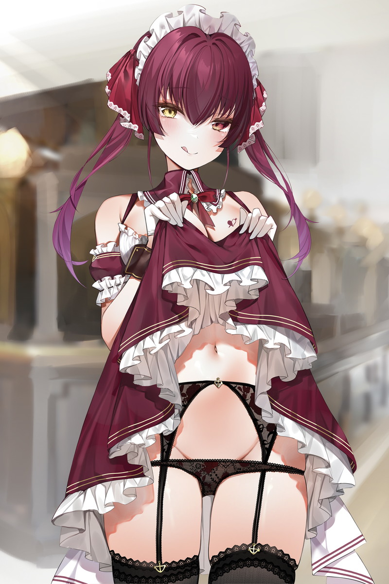 【二次】ガーターベルトを履いた女の子のエロ画像 Part２５