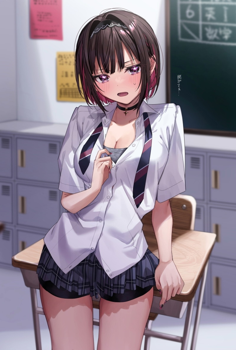 【二次】短めの髪のショートカット女子のエロ画像 Part２８