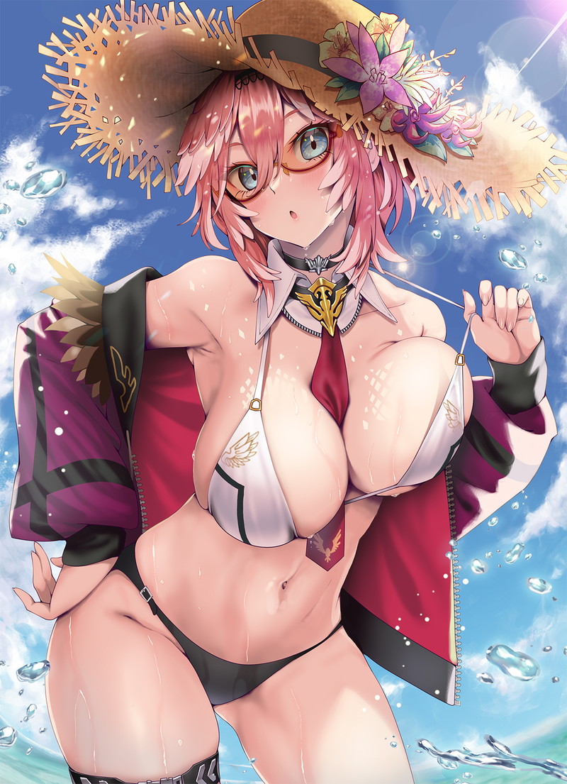 【二次】ピンク色の髪の女の子のエロ画像 Part３８