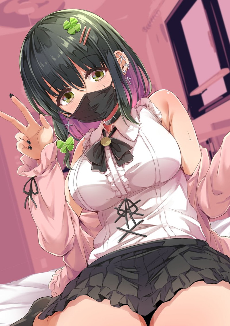 【二次】ピースサインをしている女の子たちのエロ画像 Part２４