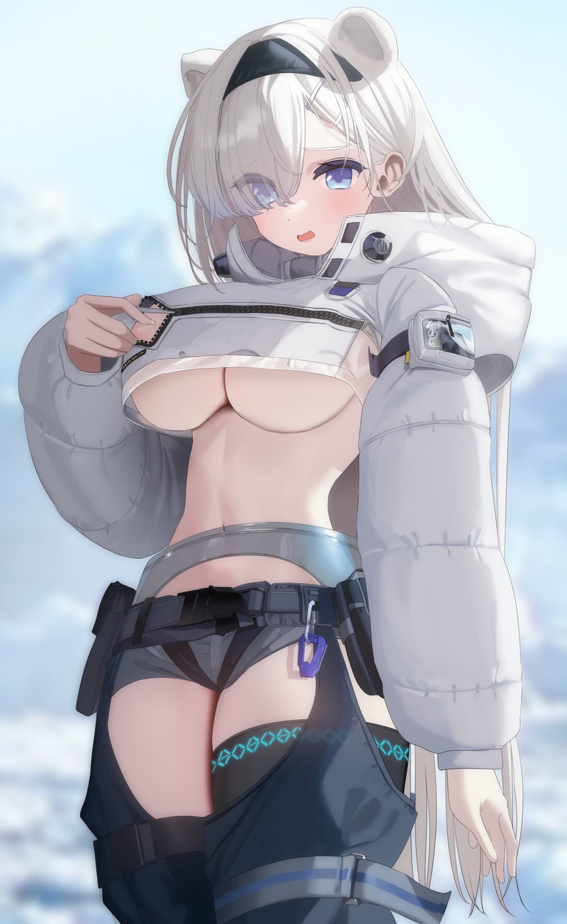 【二次】白髪、銀髪の女の子のエロ画像 Part５３