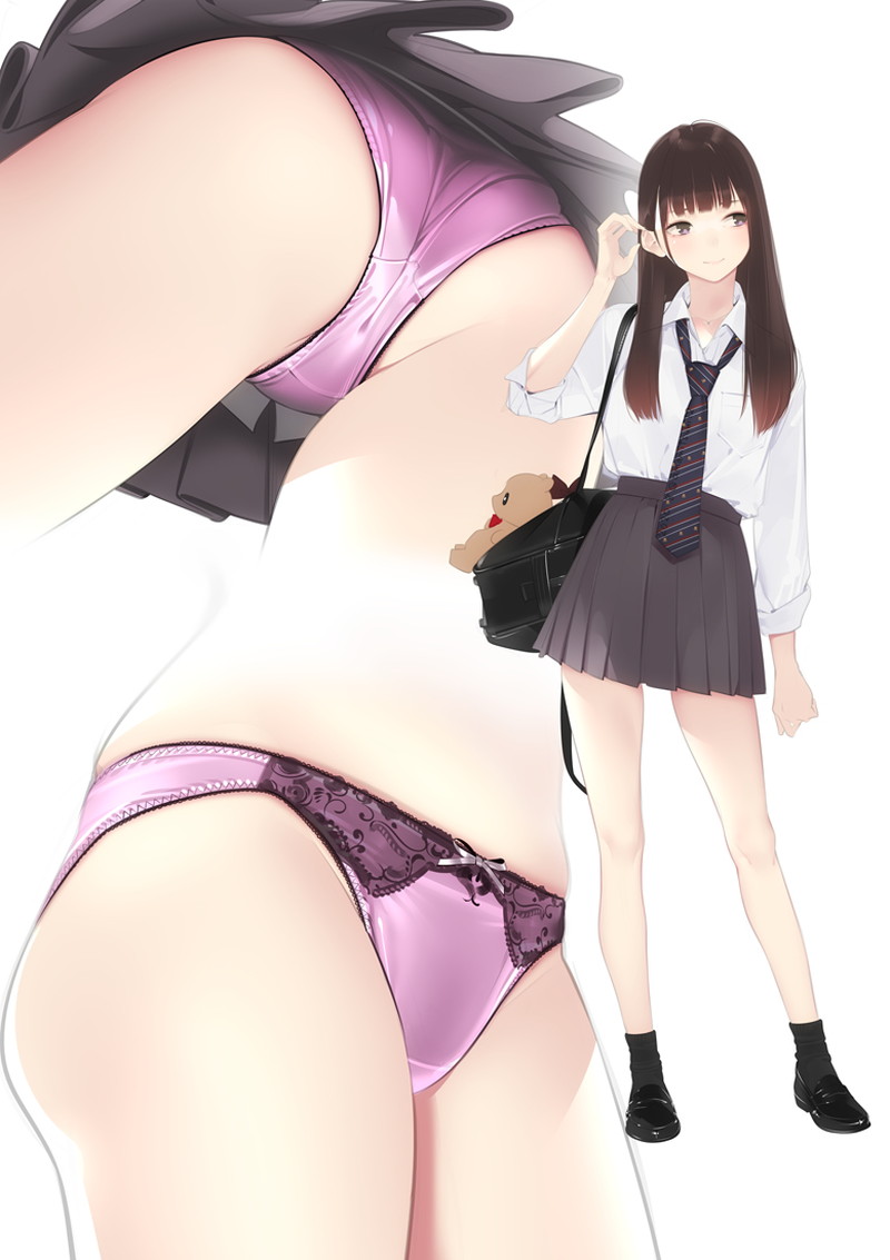 二次元制服女子高生のエッチな画像まとめ Part７