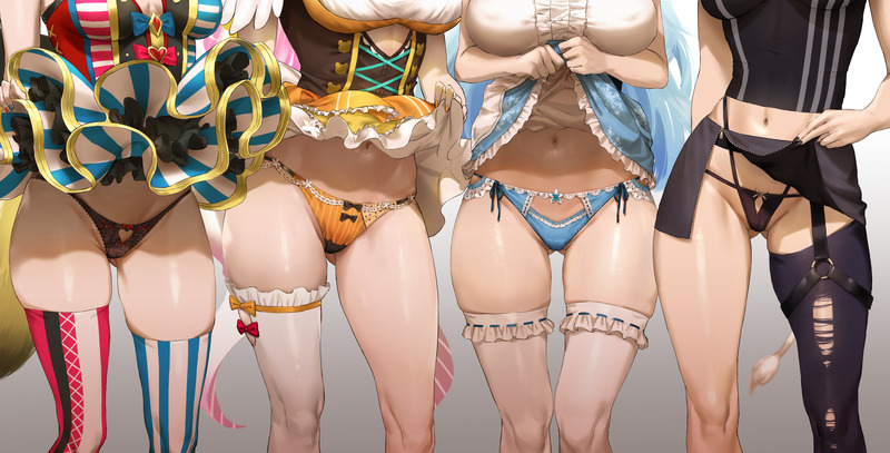 【二次】お腹、おへそのエロ画像まとめ Part３８
