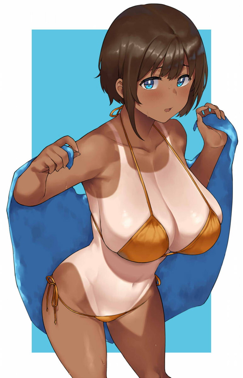 褐色、日焼け肌の女の子たちの二次エロ画像 Part３８