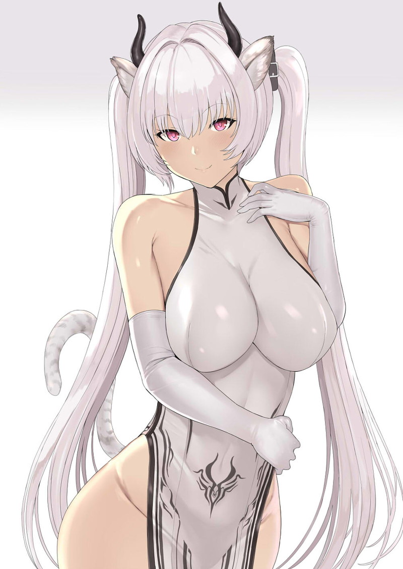 【二次】白髪、銀髪の女の子のエロ画像 Part５６