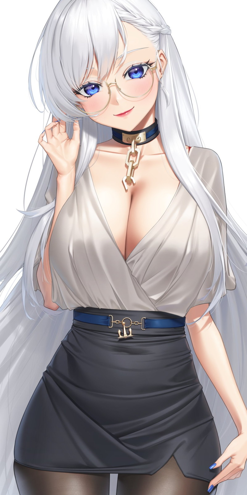 【二次】白髪、銀髪の女の子のエロ画像 Part５６