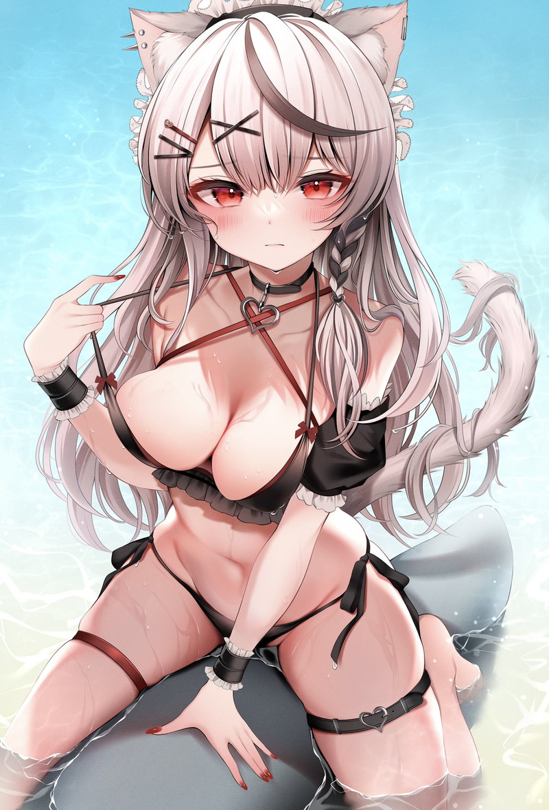 【二次】白髪、銀髪の女の子のエロ画像 Part５６