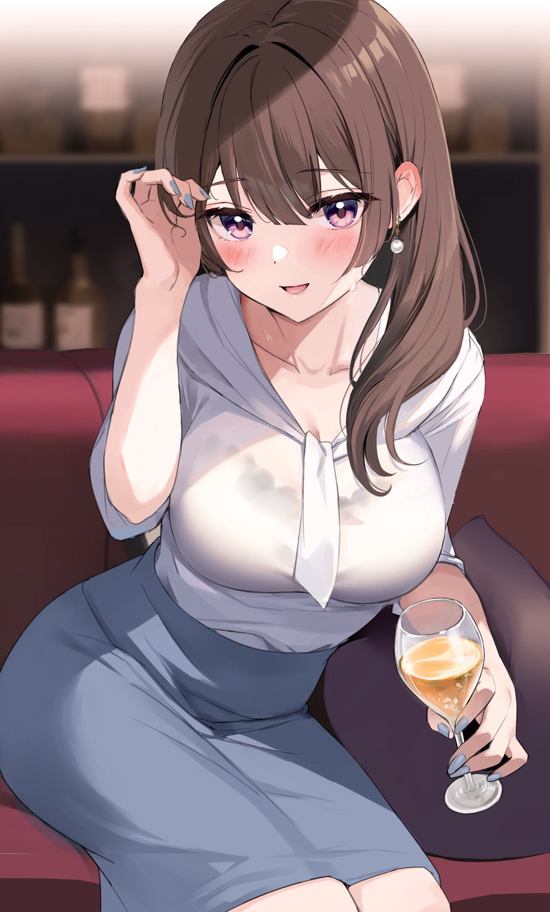 【二次】お酒で酔っぱらった女の子やお姉さんのエロ画像 Part１