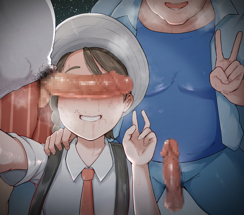 【二次】ピースサインをしている女の子たちのエロ画像 Part２７