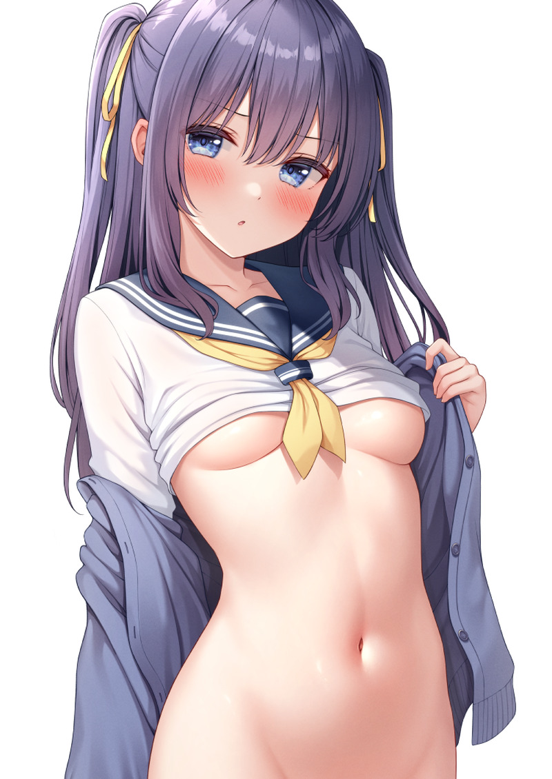 【二次】おっぱいの重みが伝わりそうな下乳、乳袋画像 Part３０