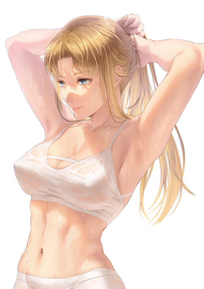 【二次】女の子の汗に興奮するエロ画像 Part４８
