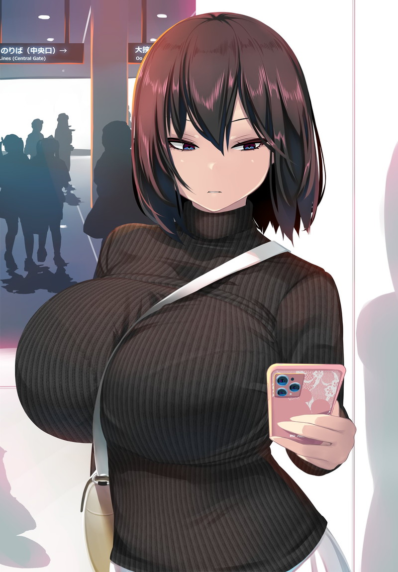 【二次】胸元パツパツな着衣おっぱい画像 Part３９