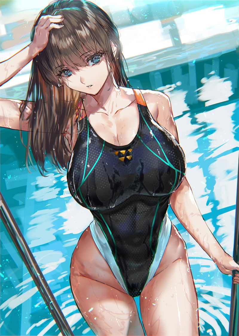 【二次】胸元パツパツな着衣おっぱい画像 Part３９