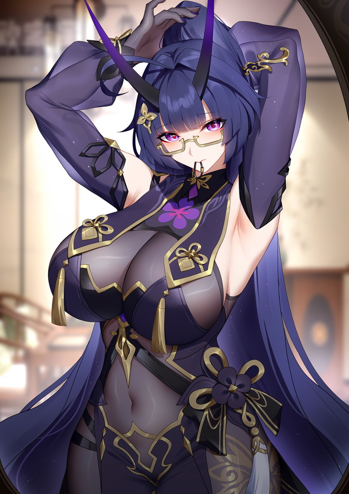 【二次】メガネをかけた女の子のエロ画像 Part３３