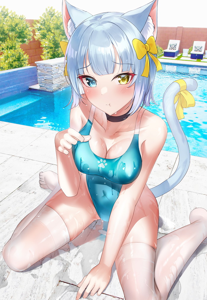 【二次】猫耳、狐耳などが生えたケモミミっ娘たちのエロ画像 Part７６