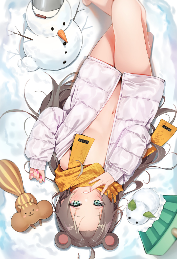 【二次】外で露出プレイをしている女の子のエロ画像 Part２３